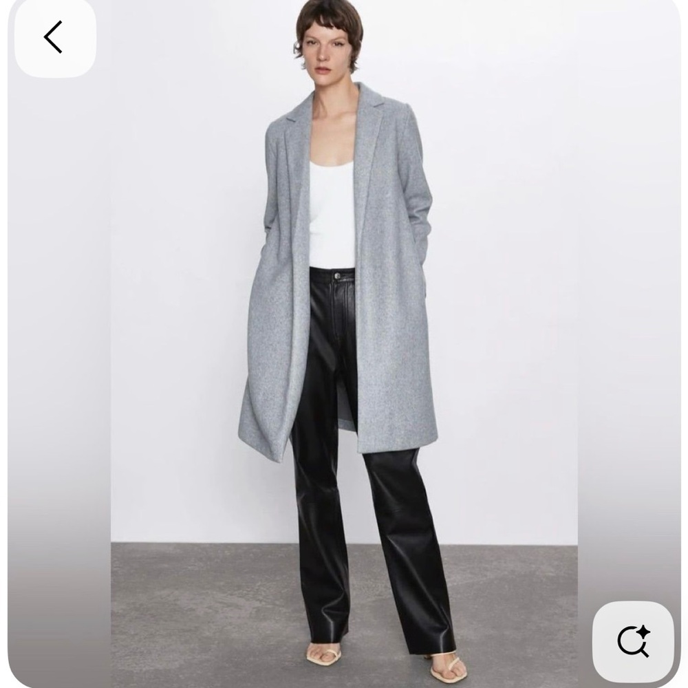Zara Gray long overcoat